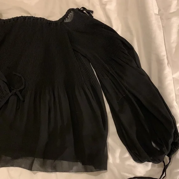 Wilfred by aritzia talence chiffon blouse - Picture 6 of 11